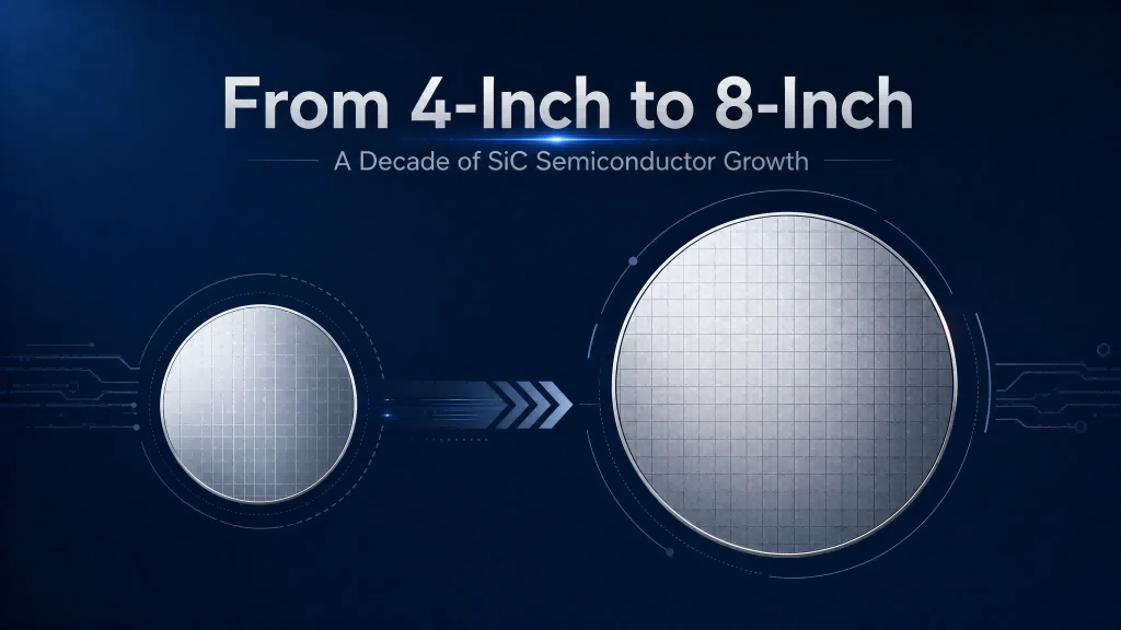 De la 4-inch la 8-inch: un deceniu de creștere a semiconductorilor SiC