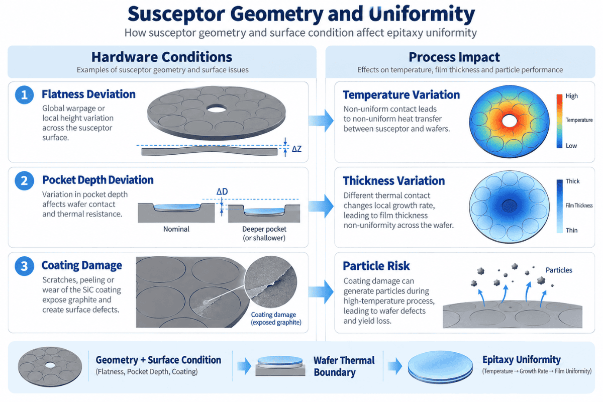 Susceptor Geometry and Uniformity