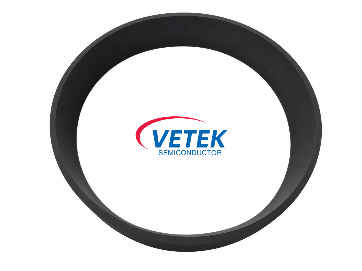 Inel de grafit acoperit cu carbon pirolitic (PyC).